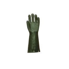  MÁRTOTT POLIMER KESZTYŰ, ZÖLD, VEGYSZERÁLLÓ, 40CM (9) védőkesztyű