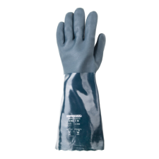 MÁRTOTT POLIMER KESZTYŰ, ZÖLD, VEGYSZERÁLLÓ, 40CM_9 védőkesztyű