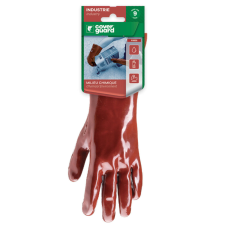 MÁRTOTT PVC KESZTYŰ, BORDÓ, S/L/O, 36CM_BLISZT_10 védőkesztyű
