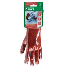  MÁRTOTT PVC KESZTYŰ, BORDÓ, S/L/O, 36CM_BLISZT_8