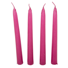  Mártott spitz gyertya 20cm magenta 20db/csom (db ár) gyertya