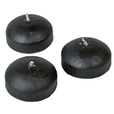  Mártott úszó gyertya 60x30 mm fekete 12db/csom (db ár) gyertya