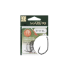 Maruto HOROG 8714BL CARP HOOKS HC T.D.E.5° BARBLESS  BLACK NICKEL 6