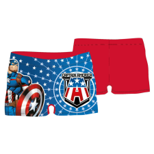Marvel Bosszúállók kisfiú fürdő boxer - piros - 122 gyerek fürdőruha