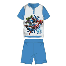 Marvel Bosszúállók nyári rövid ujjú gyerek pizsama - pamut jersey pizsama