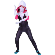 Marvel Gyerek jelmez Gwen Pókember, Marvel, Karakter lány, Lycra, 5-6 év, 115-125, Fehér / Fekete jelmez