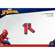 Marvel Pókember csúszásgátlós teliplüss bokazokni gyerekeknek - piros - 31-34 gyerek zokni