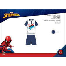 Marvel Pókember nyári rövid ujjú gyerek pizsama - pamut pizsama - sötétkék gyerek hálóing, pizsama