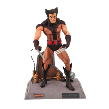 Marvel Select Unmasked Brown Costume Wolverine 18cm Figura játékfigura