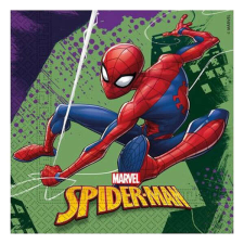 Marvel Szalvéta Pókember mintás 33 cm X 33 cm, 20 db/csomag asztalterítő és szalvéta