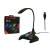 Marvo MIC-01 USB RGB mikrofon Black