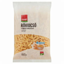 MARY-KER PASTA KFT Coop rövidcső 4 tojásos száraztészta 500 g alapvető élelmiszer