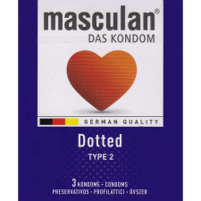 Masculan Dotted rücskös felületű óvszer (3 db) óvszer