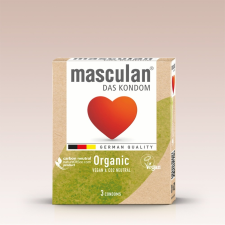 Masculan Organic vegán óvszer (3 db) óvszer