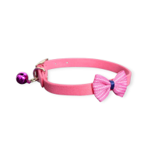  Masnis macskanyakörv csengővel - rózsaszín nyakörv, póráz, hám macskáknak