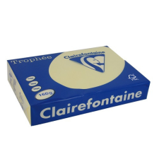  Másolópapír színes Clairefontaine Trophée A/4 160g pasztell sötétkrém 250 ív/csomag (1040) fénymásolópapír
