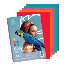  Másolópapír, színes, vegyes színek A4, 80 g Bluering® 5 x 20 ív/csomag, intenzív színes fénymásolópapír
