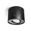 Massive - Philips Phase single spot black 1x4.5W SELV- 53300/30/16