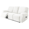  Masszázsfotel Huzat (bársonyos, 3 üléses, fehér)