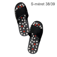 Masszírozó papucs, akupresszúrás papucs, masszázspapucs S-méret 38/39 gyógypapucs