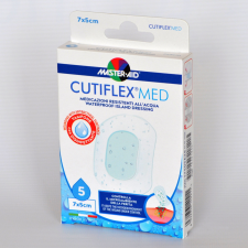 MASTER-AID Cutiflex Med Strip Vízhatlan Sebtapasz 5x7cm 5 db (úszáshoz) gyógyászati segédeszköz