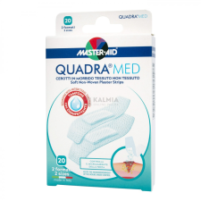 Master-Aid Master Aid Quadra med Sensitiv 2 méretben sebtapasz 20 db gyógyászati segédeszköz