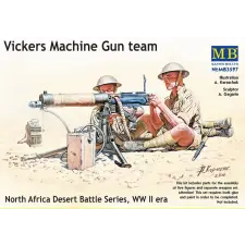  Master Box Vickers machine-gun crew, Desert battle 1:35 (MB3597) makett