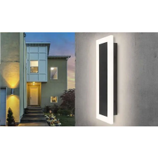  MasterLED Durango 19 W-os fekete 60 cm-es, kültéri oldalfali lámpa kültéri világítás