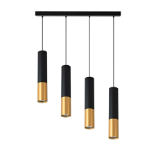 MasterLED KEON 4xGU10 fekete + arany MASTERLED mennyezeti függőlámpa világítás