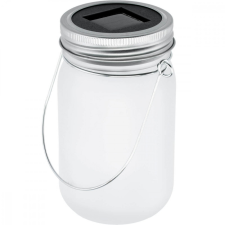 MasterLED Kerti lámpás LED-es napelemes dekoratív tégelyes láng 13cm kültéri világítás