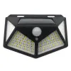 MasterLED Lampa Solarna LED Naświetlacz 10W 300lm 6500K Zimna 180° z Czujnikiem Ruchu i Zmierzchu Czarny IP44 Masterled
