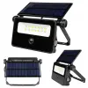 MasterLED Naświetlacz LED Solarny Reflektor Halogen 30W 1600lm 4500K Neutralny z Czujnikiem Ruchu i Zmierzchu 120° IP54 Czarny Polos Masterled