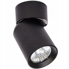MasterLED TIMO mennyezeti fali lámpa fali lámpa reflektor mozgatható halogén lámpatest 1xGU10 fekete LVT világítás