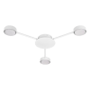 MasterLED Żyrandol Lampa Oprawa Wisząca Sufitowa Dekoracyjny 3x GX53 Biały Masterled