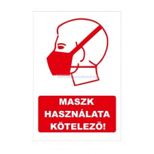  Maszk használta kötelező matrica gyógyászati segédeszköz