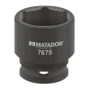 Matador Schraubwerkzeuge 76750750 Külső hatlap Ütvefúró dugókulcs betét 75 mm 1 (25 mm) (76750750)