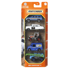 Matchbox 5 DARABOS FÉMAUTÓ KÉSZLET MBX COUNTRYSIDE II 1:64 MÉRETARÁNYBAN autópálya és játékautó