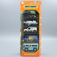 Matchbox 5db-os szett-MBX City Drivers autópálya és játékautó