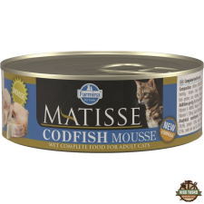 Matisse Cat konzerv Mousse Tőkehal 85g macskaeledel
