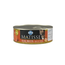 Matisse | Cat konzerv | Teljes értékű eledel, Mousse Lazac, felnőtt macska számára - 85 g macskaeledel