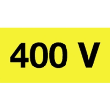  Matrica 20x10 400V információs címke