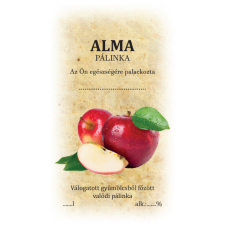  Matrica alma pálinka 50db/csom információs címke