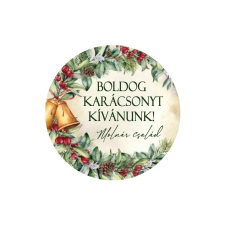 Matrica - Egyedi szöveggel ellátott, személyre szabott, karácsonyi matrica matrica