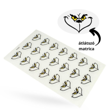 Matrica - Grincs arc átlátszó.. 21db/lap matrica
