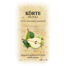  Matrica körte pálinka 50db/csom információs címke