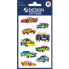  Matrica, papír, 3 ív, 76x120 mm, AVERY ZWECKFORM, "Z-Design No.53882", színes autók