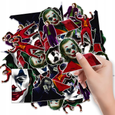 MATRICÁK JEGYZETFÜZET CÍMKÉK MATRICA BATMAN JOKER KARAKTEREK MINTÁK 6 DB matrica