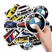 MATRICÁK KARAKTER MATRICA AUTÓVERSENYZÉS BMW MINTÁK 10DB matrica