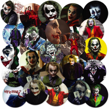  MATRICÁK NOTEBOOK KARAKTER MATRICA KÖR BATMAN JOKER MINTÁK 23EL matrica