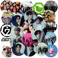 MATRICÁK NOTEBOOK KARAKTER MATRICA KÖR KPOP VAN 7 MINTÁK 23EL matrica